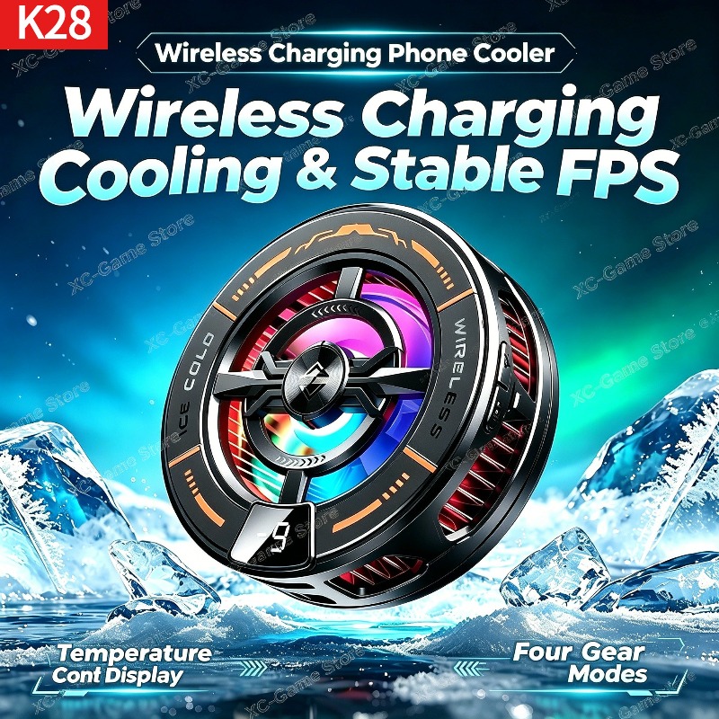 Gaming Accessories For Phone - K28 Pendingin Ponsel Semikonduktor Magnetik dengan
