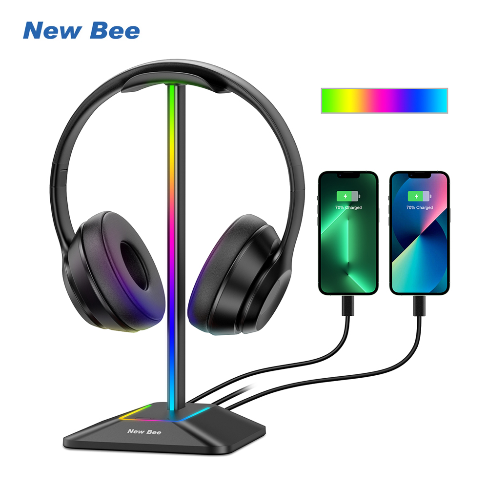 Headset Stand Rgb - Bee Z8 RGB headphone pemegang berdiri