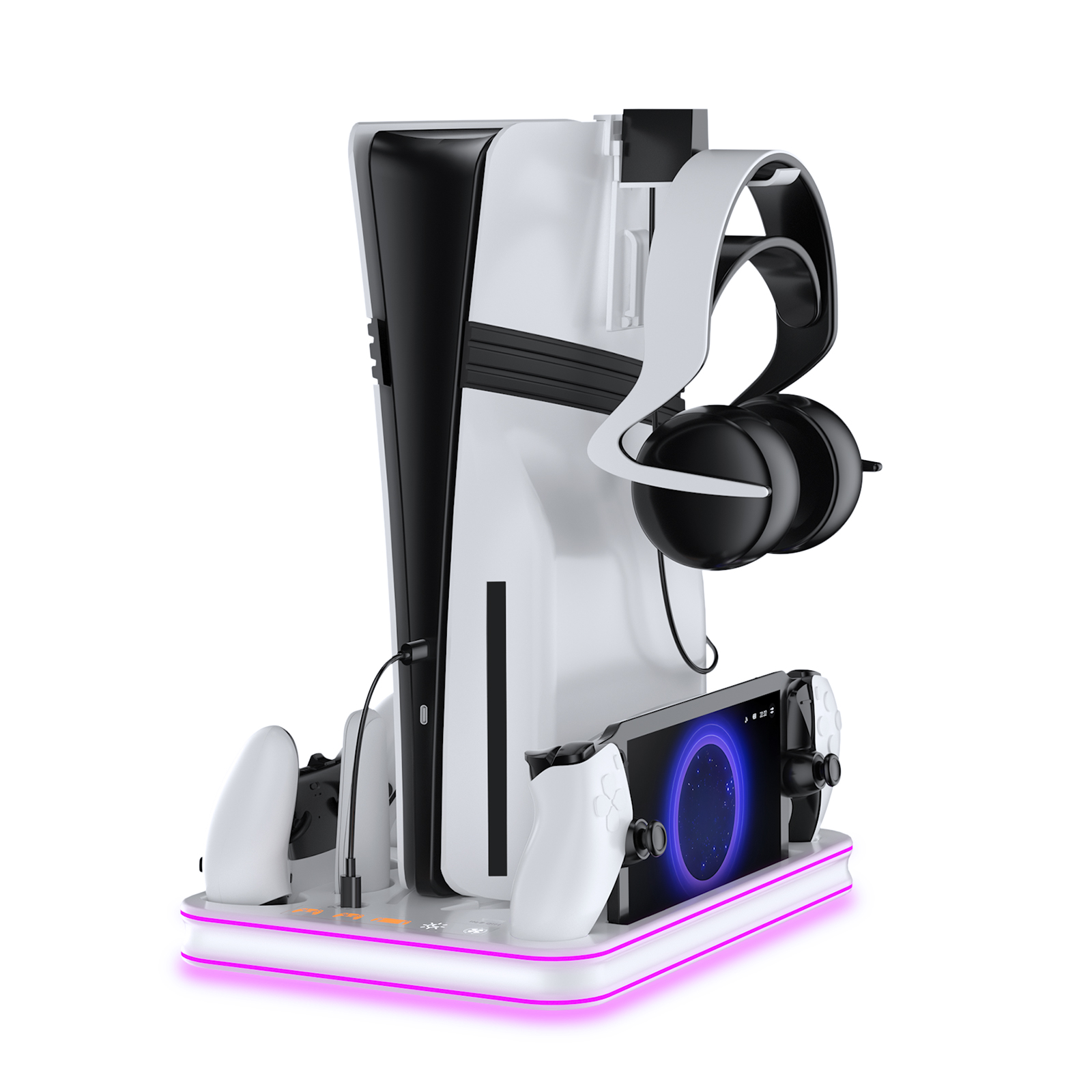 Headset Stand Rgb - STORM WYRM untuk Konsol PS5 Slim/Pro