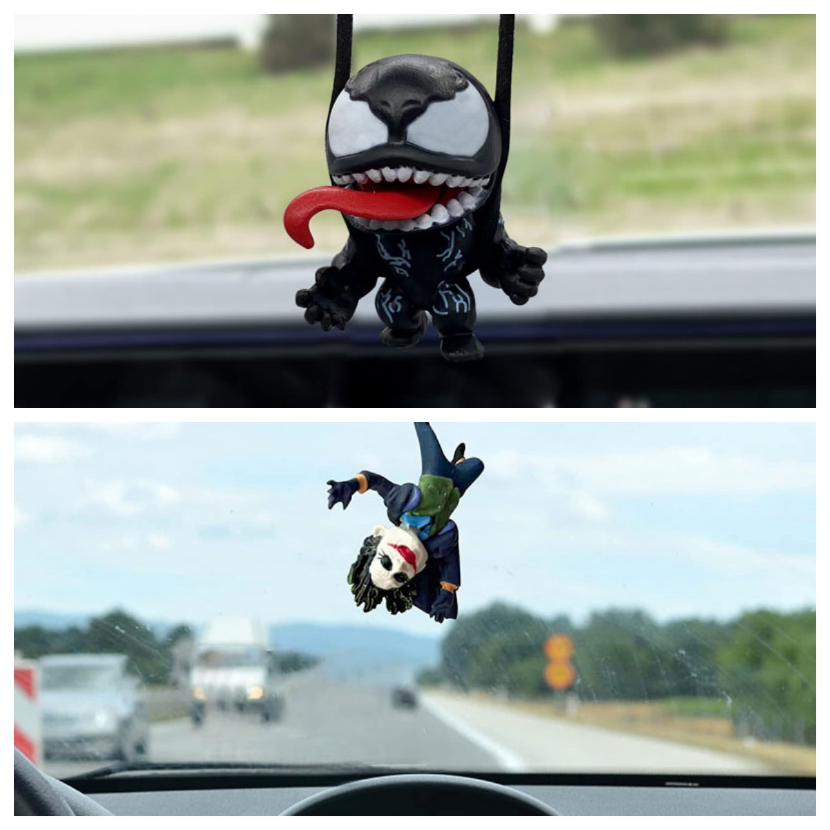 Venom Gaming Accessories - Liontin kaca spion mobil kartun Venom