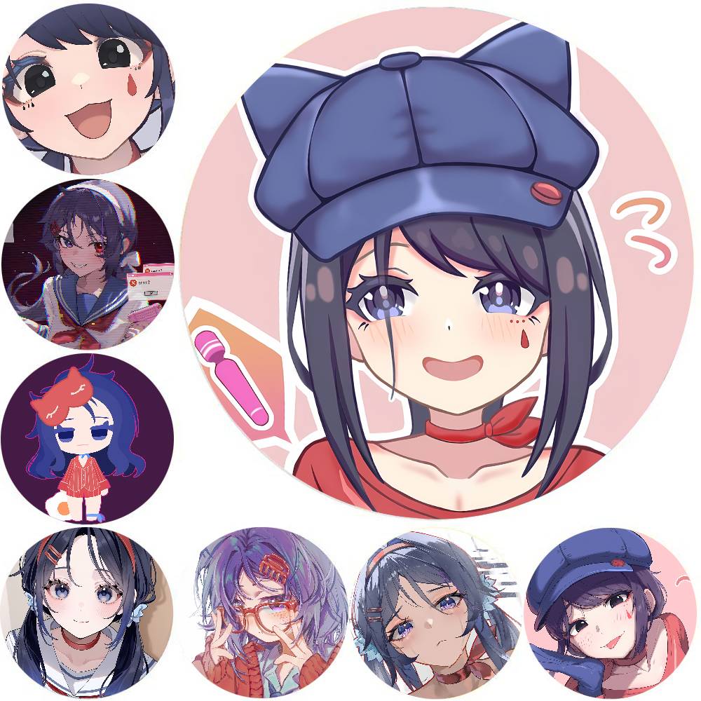 Gaming Accessories Japan - Lencana Logam Kawaii Pretty Hot Mita