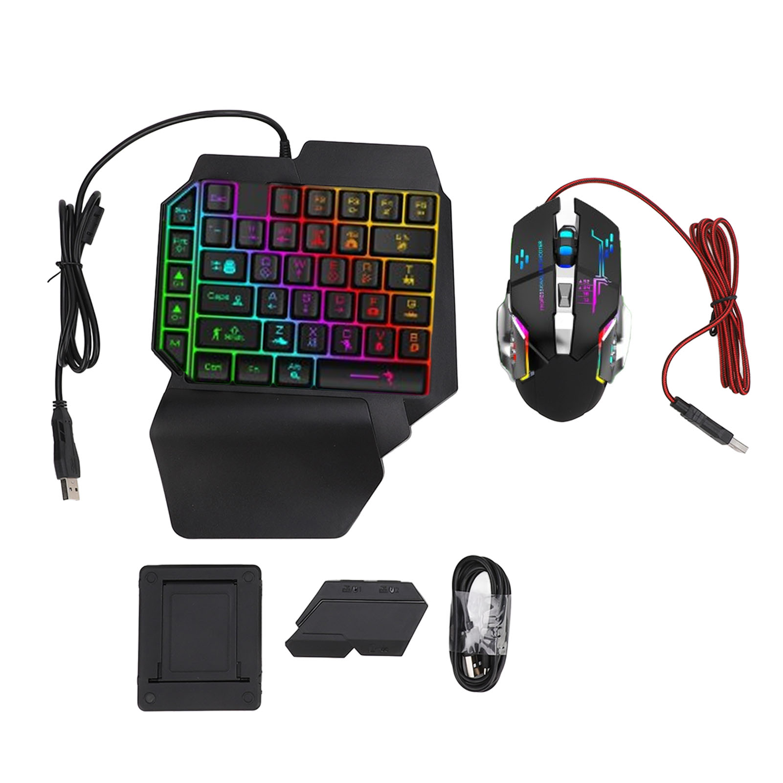 Gaming Accessories For Phone - Set Konverter Mouse Keyboard Kombo Mouse