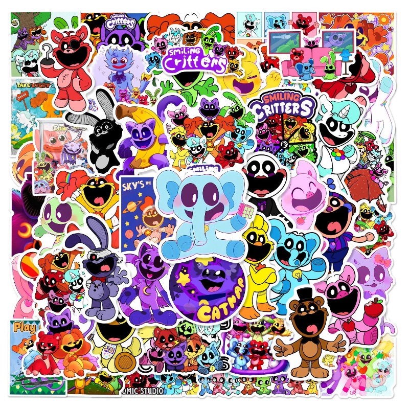 Gaming Accessories For Phone - Stiker DIY Seri Poppy Playtime 50PCS