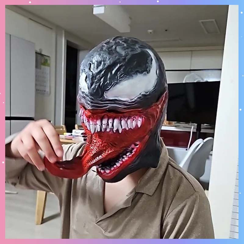 Venom Gaming Accessories - Kostum Cosplay Topeng Venom Halloween Horor