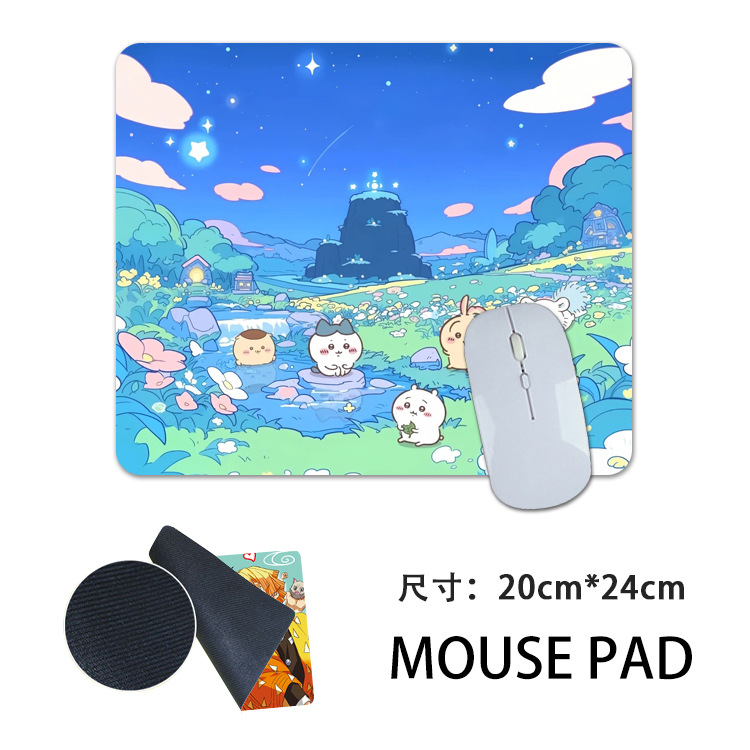 Gaming Accessories Anime - Seri Chiikawa Alas Mouse Kartun Lucu