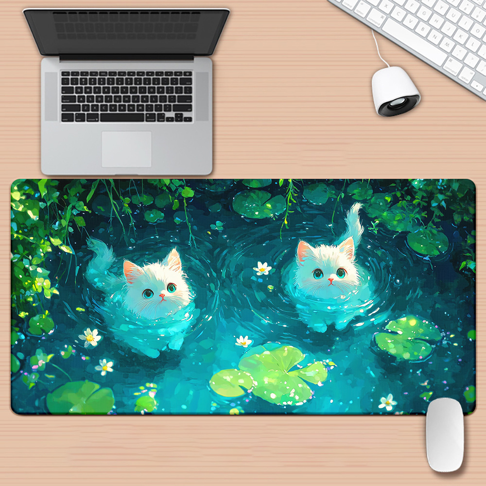 Gaming Accessories Brands - Alas Mouse XXL Motif Kucing Lucu,