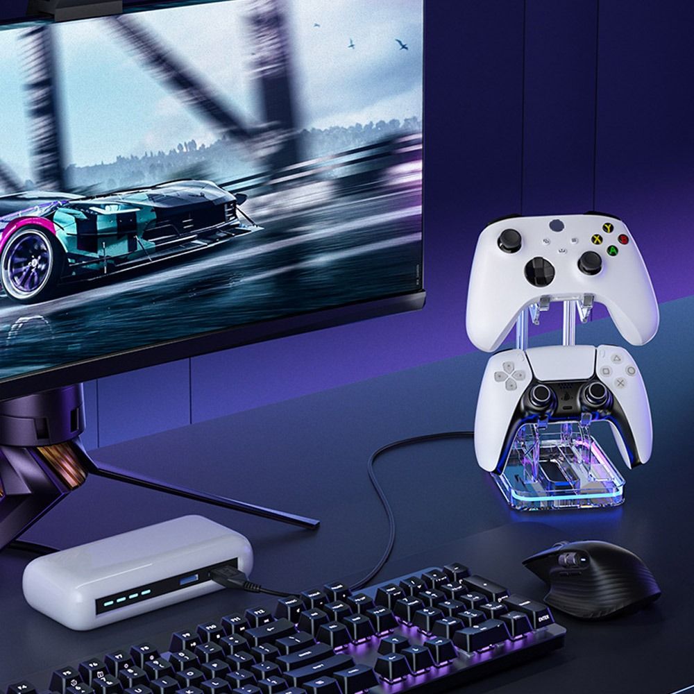 Headset Stand Rgb - Penyangga Pengontrol Game Universal Pengganti Penyangga