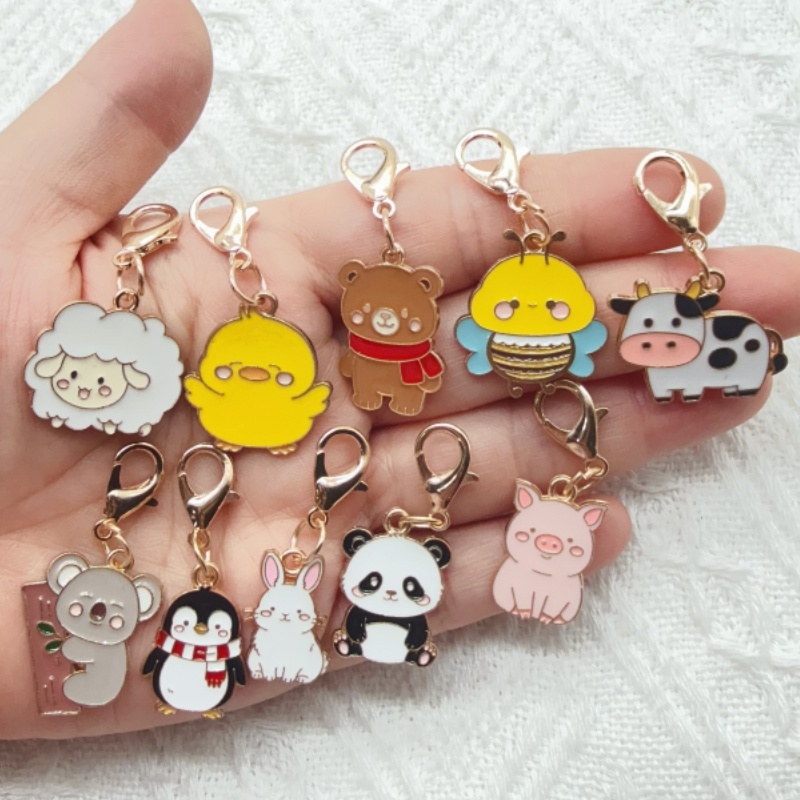 10 buah gantungan kunci hewan  - Gaming Accessories Gifts ulasan dan harga