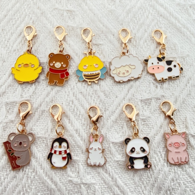 10 buah gantungan kunci hewan  - Gaming Accessories Gifts ulasan dan harga
