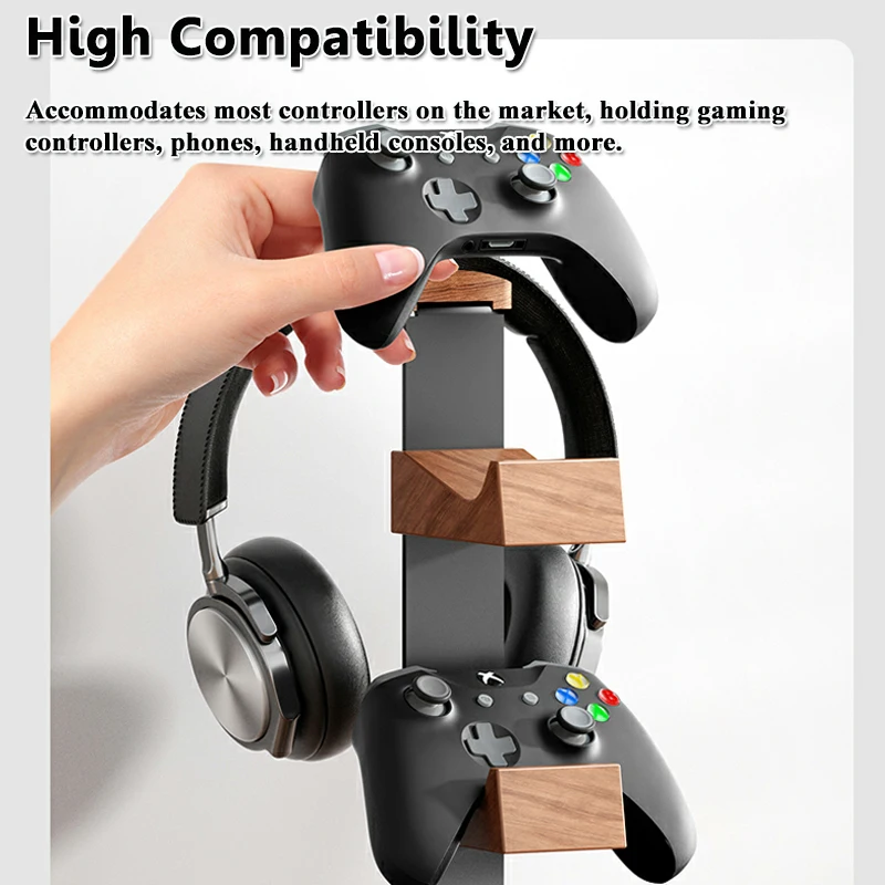 Rak Dinding Kayu Solid dengan  - Gaming Accessories Wall Mount ulasan dan harga