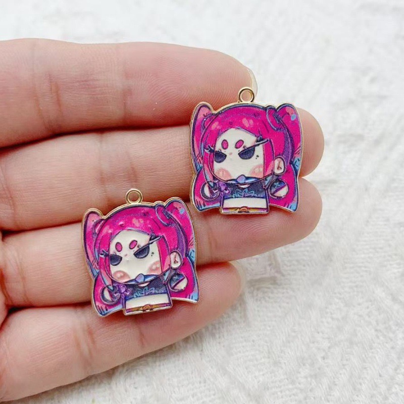 10 Buah Liontin Anime Kartun T - Gaming Accessories Gifts ulasan dan harga