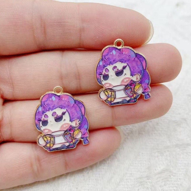 10 Buah Liontin Anime Kartun T - Gaming Accessories Gifts ulasan dan harga