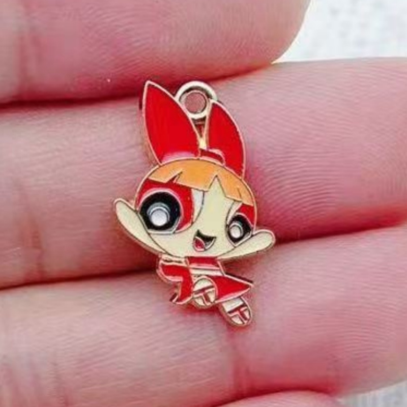 10 Buah Liontin Gadis Kartun B - Gaming Accessories Gifts ulasan dan harga