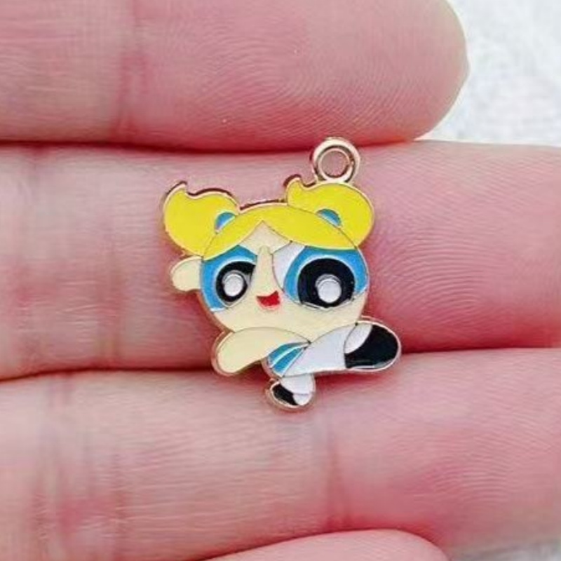 10 Buah Liontin Gadis Kartun B - Gaming Accessories Gifts ulasan dan harga