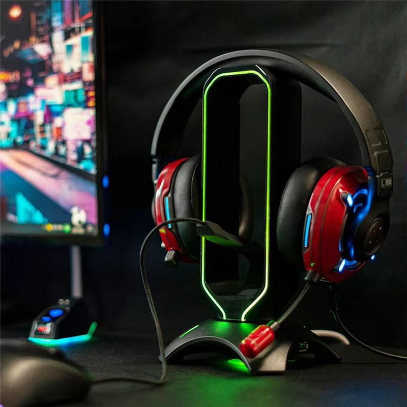 B27B Penyangga Headphone Gamin - Headset Stand Rgb ulasan dan harga