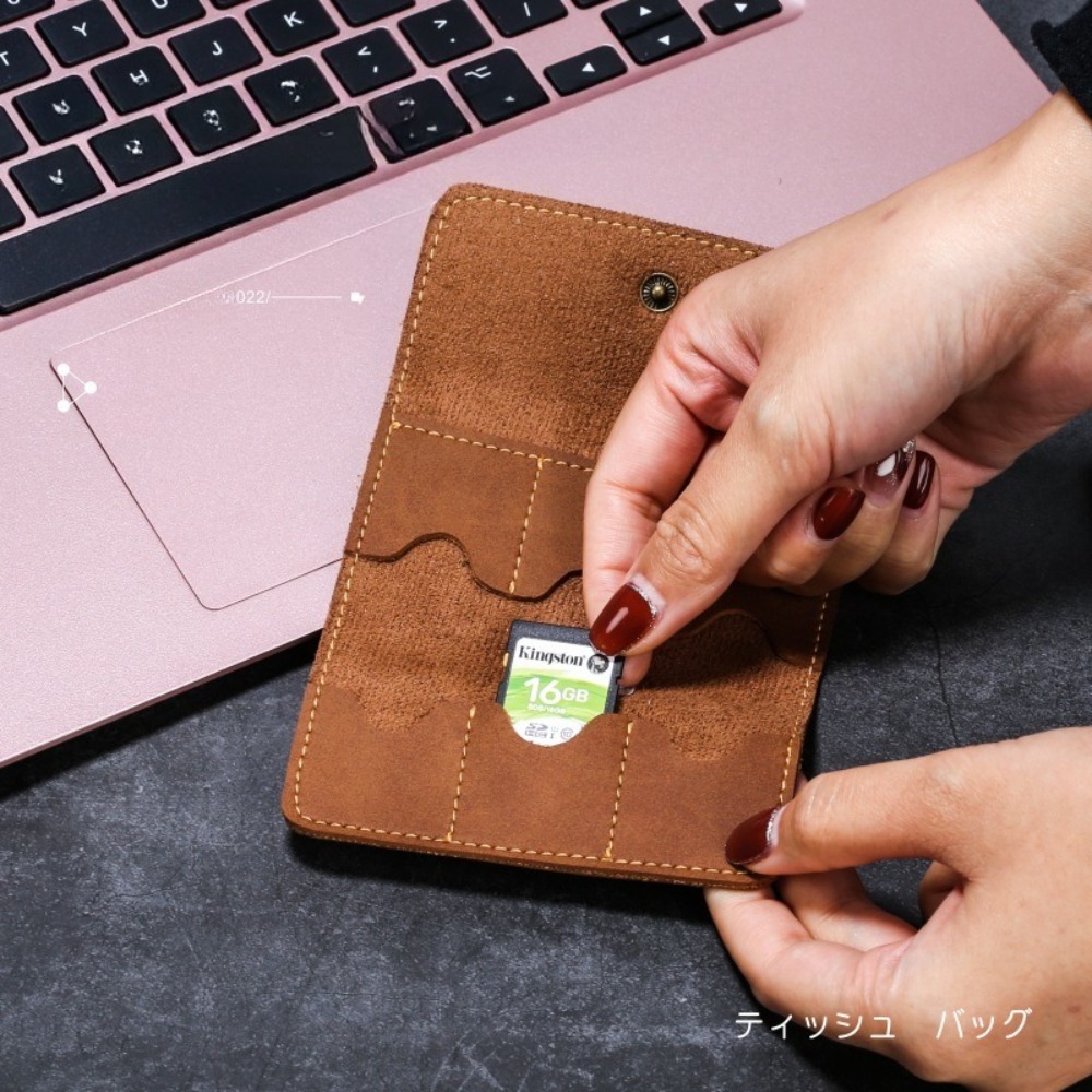 Tempat Kartu Memori Kulit PU M - Gaming Accessories For Phone ulasan dan harga