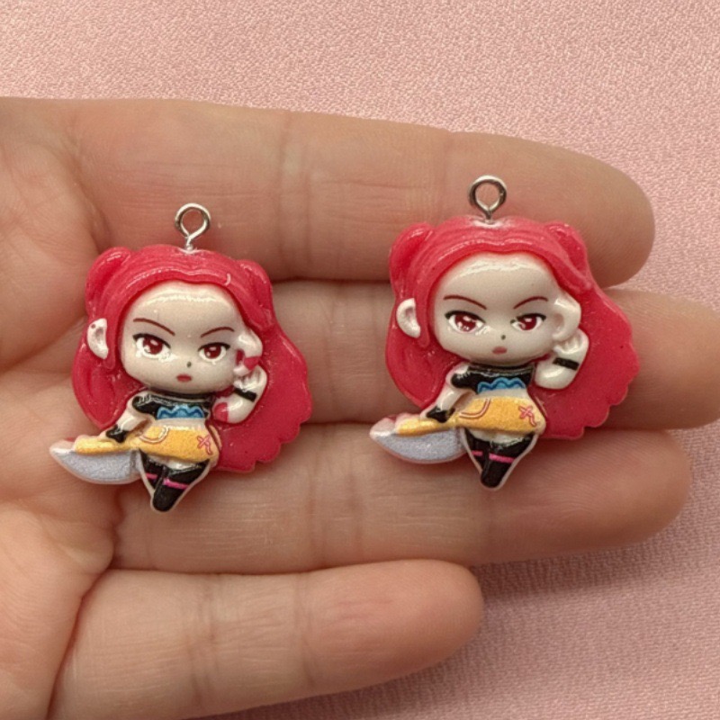 10 buah liontin kartun resin,  - Gaming Accessories Gifts ulasan dan harga