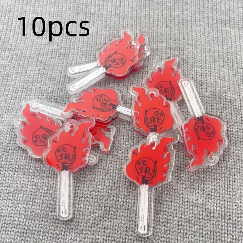 10 buah liontin tengkorak akri - Gaming Accessories Gifts ulasan dan harga