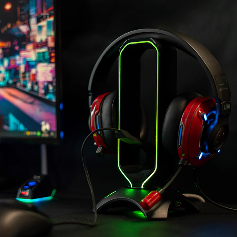 Stands Headset RGB dengan Peny - Headset Stand Rgb ulasan dan harga