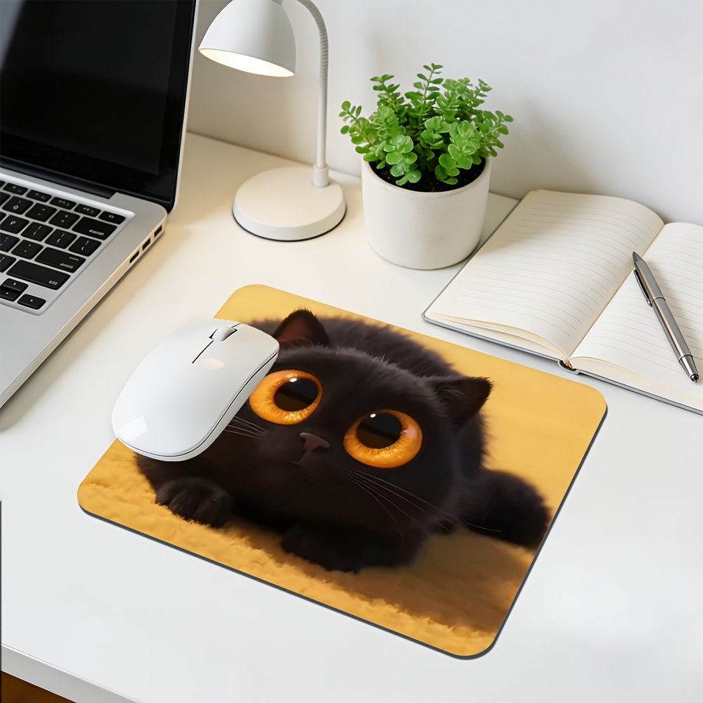 Alas Mouse Black Cat Bermotif  - Gaming Accessories Brands ulasan dan harga