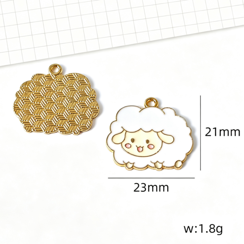 10 buah liontin kartun hewan k - Gaming Accessories Gifts ulasan dan harga