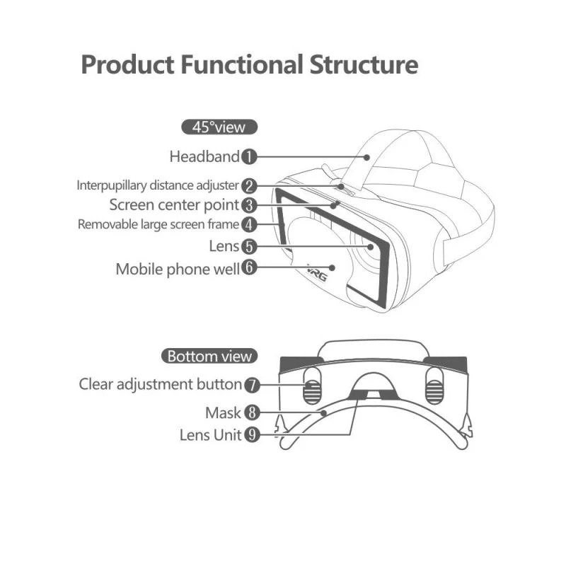 VRG Pro Kacamata Realitas Virt - Gaming Accessories For Phone ulasan dan harga