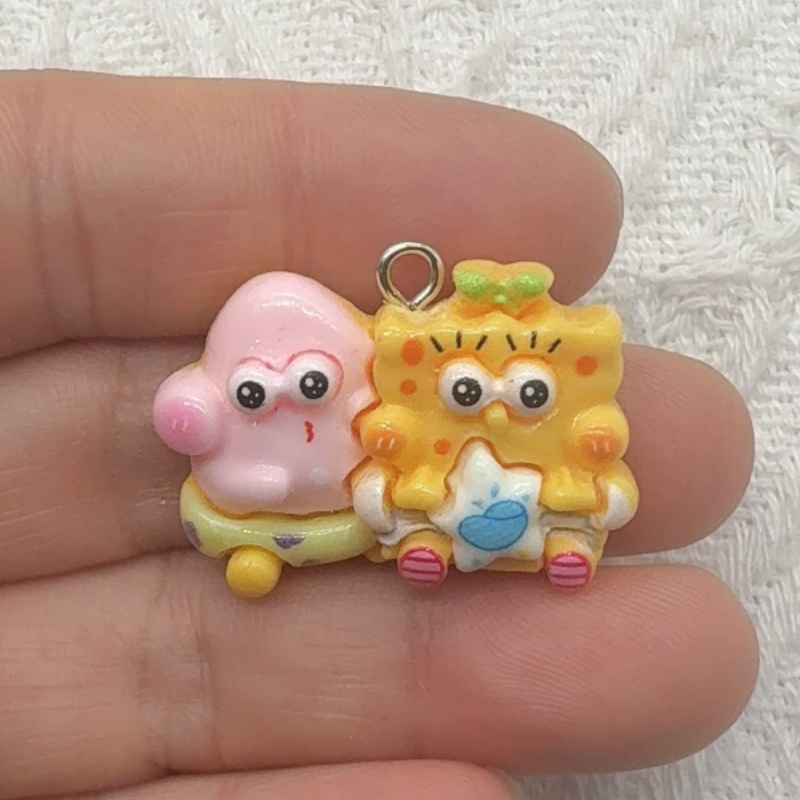 10 buah liontin resin kartun,  - Gaming Accessories Gifts ulasan dan harga