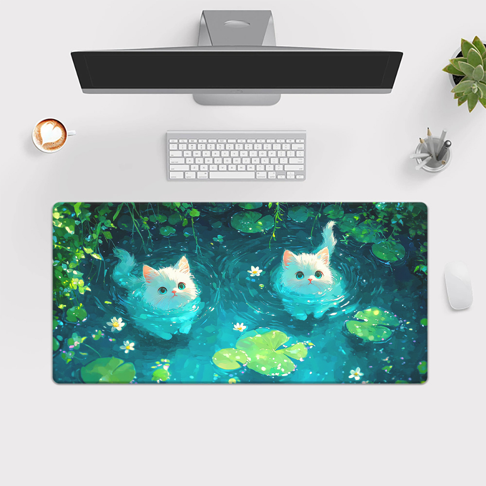 Alas Mouse XXL Motif Kucing Lu - Gaming Accessories Brands ulasan dan harga